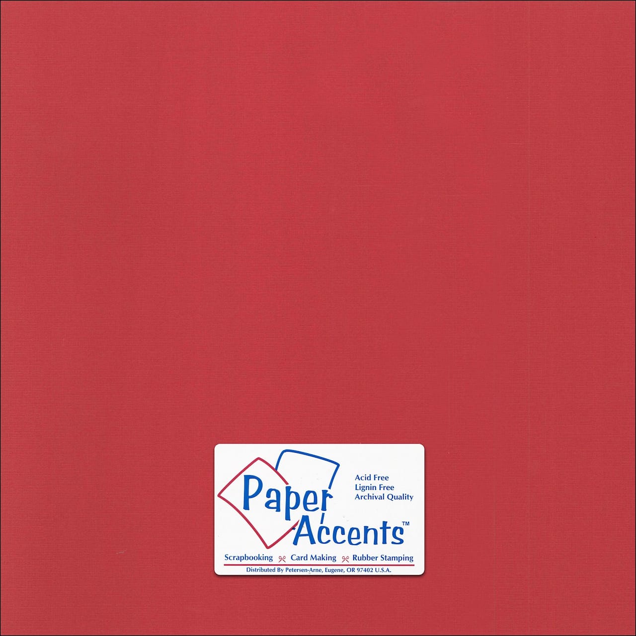 PA Paper™ Accents 12" x 12" 80lb. Canvas Cardstock Paper, 25 Sheets